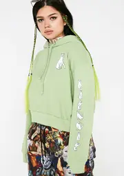 [RIPNDIP] Cats Crop Hoodie