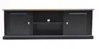 JADA SOLID MANGO TIMBER ETU TELEVISION UNIT 2 DOORS 1 SHELF OAK/BLACK
