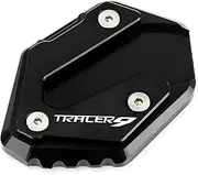 Motorcycle Kickstand Side Stand Plate Foot Extension Compatible With 2021 2022 2023 TRACER9 GT(Black-tracer 9)