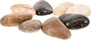 TOYANDONA 1Set Delicate Aquarium Pebbles Polished River Rocks for Plants Garden and Fish Tanks Multi Colored Decorative Stones for Landscaping and Water Features