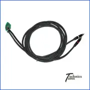 5 FT TECHNICS 1200 1210 6FT RCA RCAS - NEUTRIK REAN GOLD - INTERNAL GROUND PCB
