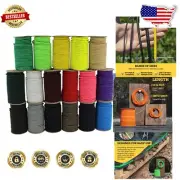 Versatile Dacron Bungee Cord - 100ft, 3/8" Elastic Strength for Any Task