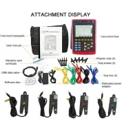 3-Phase Power Quality Analyzer with Current Clamp Range 10mA to 10A CT Size Ф8mm