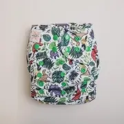 Monarch Reusable Pocket Cloth Nappy, Prehistoric