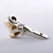 2pc Brass Lock On Tire Inflator Locking Air Chuck Air Hose Attachment 1/4" NPT