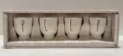 New Magenta Rae Dunn Set Of 4 PEEP Egg Cups 2019 Artisan Collection