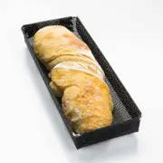 Nostik Rectangle 31x11cm Baguette Crisper Tray - Black