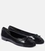 [Tory Burch] Tory Burch Leather ballet flats UK 5 black