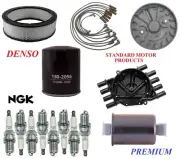 Tune Up Kit Filters Cap Wire Spark Plugs For CHEVROLET P30 V8 7.4L; VIN (N) 1997