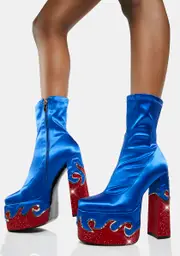 [AZALEA WANG] Celia Platform Boots