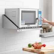 24" Stainless Steel Microwave Shelf Wall Mount Kitchen Storage Rack