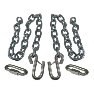 5/16" Safety Chains W/ Wire Latches W/ 3/8" Quick Links (SCWL3-K)