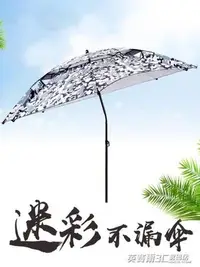 在飛比找Yahoo!奇摩拍賣優惠-【熱賣下殺】迷彩戶外釣魚傘2.2米萬向防雨摺疊釣傘2.4米垂