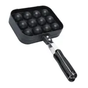 Japanese Meatball Pan Metal Grilling Cooker Cooking Tool Meatball Maker Pan