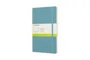 Moleskine Reef Blue Notebook Large Plain Soft