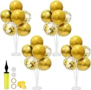 Gold Party Decorations Balloon Stand Centerpiece Table Decorations for Birthday