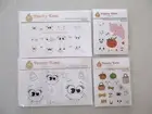 Peachy Keen Scarecrow Ghost Rubber Stamp LOT