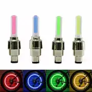 1X-10X Valve Stem LED Cap Light Bike Bicycle Car Motorcycle Wheel Tire Lamps RK