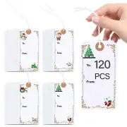 Gift Tags with Elastic StringBlank Shipping Tags Large Marking Gift Bags Tags...