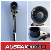 Glory Scaffold Double Ratchet Podger Curve Spanner (Size 19mm & 21mm)