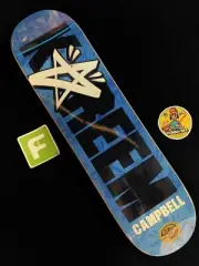 SUPER RARE Kareem Campbell Blue City Stars Skateboard Deck In Shrink Pro Model
