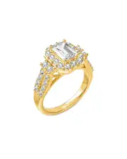 14K 2.19 ct. tw. Lab-Grown Diamond Halo Ring