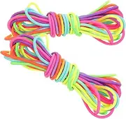 MUELODSIC 2Pcs Jump Rope for Durable Skipping Rope with Vibrant Colors for Outdoor Activities for Boys Coordination and Balance