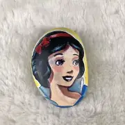 Handpainted Pebble Rock 3.25” Snow White Princess Yellow Blue Red