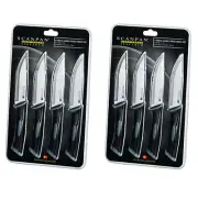 Scanpan Spectrum 8pc Jumbo Steak Knife Set Black 8 Piece