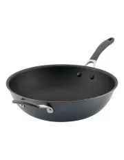 [Circulon] ScratchDefense A1 Nonstick Induction Open Stirfy with Helper Handle 34cm in Grey