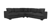 VI Hastings Fabric Upholstered 5 Seater Modular Lounge