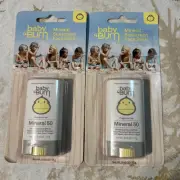 SunBum Baby Bum Mineral Sunscreen Face Sticks SPF 50 .45 oz ea - 2 Pk