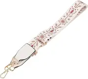 Anneome Wide Adjustable Bag Strap for Projects Stylish Floral Design Durable Replacement Shoulder Belt for Handbags and Bags