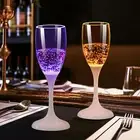 Led Flash Light Up Drinking Glasses Glow the Dark Shot Wine Champagne