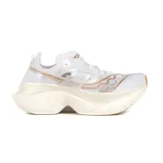 Saucony Women's Endorphin Elite White/Gold Performance Running Shoes S10768-13