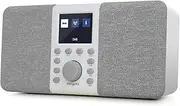 MangoKit MD5 DAB DAB+ FM Digital Stereo Sound Radio, Portable, 20 Presets Stations, Headphone Port, Wireless Speaker - Stone Grey