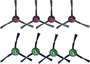 PELLYDA Side Brushes Compatible with ECOVACS DEEBOT X1, T10 Omni,T10 Plus,T20 Omni, T8 AIVI,T9+,N8 Pro Plus,N10 Plus,OZMO 920, OZMO 950, yeedi vac vac 2 Pro Vacuum Cleaner.(8 Pack)