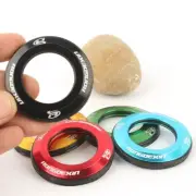 1X 1*Headset Cap Bicycle Bike Headset Top Cap Cover CNC Aluminum O Seal Ring