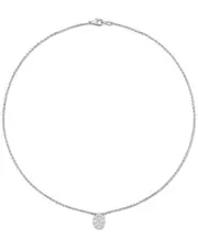 Diamond Select Cuts 14K 0.82 ct. tw. Diamond Oval Necklace