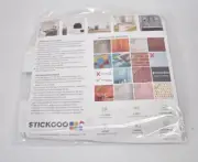 Stickgoo 10 SHeet Peel & Stick Subway Tiles Stick On Tiles White Finish