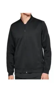 Under Armour Recovery Mens Track Jacket - Black Size-M-MSRP $100- New With Tags