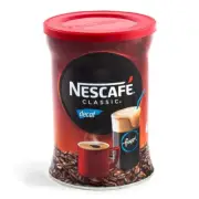 Nescafe Classic Decaf Instant Coffee Hot or Cold Greek Frappe - 1 Pack of 200g