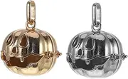 [HEALSOPTHY] DIY Pumpkin Lamp Necklace Pendant for Halloween Decoration Durable Solid Aromatherapy Essential Oil Holder Unique Present for Friends for Halloween Supplies and Crafting