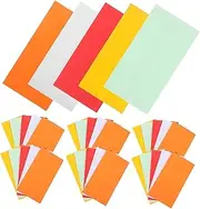 FIXOSHEE Multi-Purpose 50pcs Envelopes for Money Jewelry Compact Storage Pouches Marking Space Lightweight for Backpack Bag or Purse