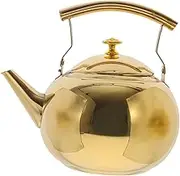 LALADEFIEE Stainless Steel Teapot with Strainer Practical Water Kettle for Home Use and Heat Resistant Boiling Tea Kettle for Tea Oatmeal and Instant Soup