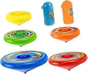 Generic 1 Set Spinning Top Interesting Gyro Funny Gyro Spinning Tops Desktop Hand Stacker Stackable Spinning Gyros Plastic