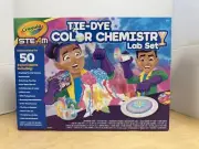 Crayola Tie Dye Color Chemistry Set for Kids, STEAM/STEM Activities | Sealed