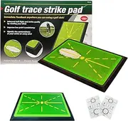 Golf Trace Strike Pad Golf Swing Mat Practice Mat Hitting Mat Restorable Traces Open Advanced Stage High Quality Material Providing Multi-Faceted Benefit for Kids Adults