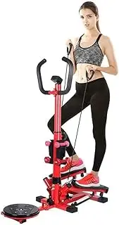 Mini-Stepper Swing Stepper Mini Stepper with Handle Bar and Twist Machine Home Stair Step Machiner Multifunctional Fitne