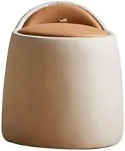Footstool Shoe Bench Wooden Makeup Stool Modern Minimalist Living Room Home Shoe Changing Stool Bedroom Light Luxury Round Stool Shower Stool for Inside Shower(M 54cm)